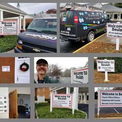 Image360 - Richmond South - New signage for Beulah United Methodist Church