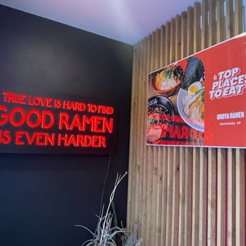 Onoya Ramen - love the signs - Ramen Near Me - Honolulu, Hawaii