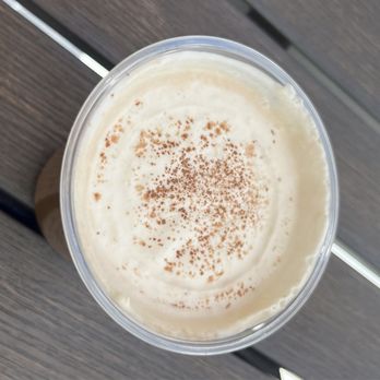 Republik Coffee Burbank - What the top of the Vietnamese Cold Brew looks like - Cafes Near Me - Burbank, California