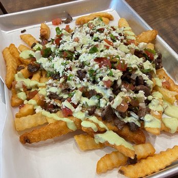 Taco Chico - Loaded carne asada fries (no avocado) were delicious! - Tacos Near Me - Tustin, California Taco Chico - Loaded carne asada fries (no avocado) were delicious! - Tacos Near Me - Tustin, California