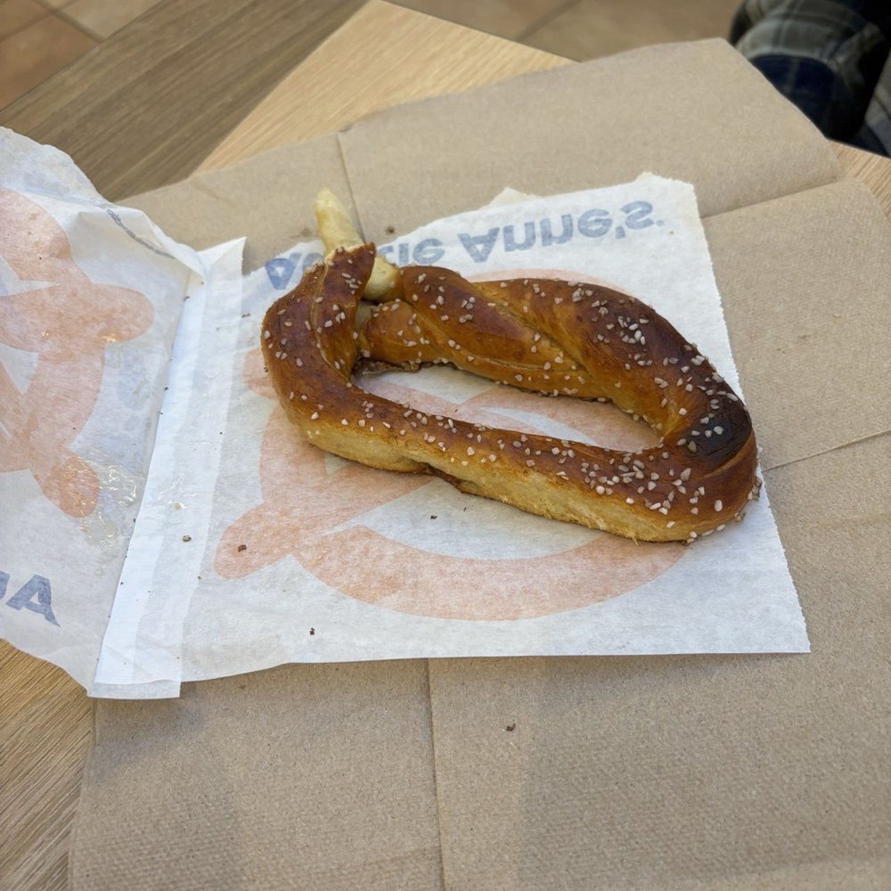 Auntie Anne's - Photo of burnt pretzel my Grandson was trying to eat - Pretzels Near Me - Barboursville, West Virginia Auntie Anne's - Photo of burnt pretzel my Grandson was trying to eat - Pretzels Near Me - Barboursville, West Virginia