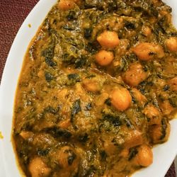 King of Tandoor - Chana Saag Lunch Special - so good!!