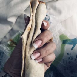 Not sure but I think this is suppose to be a burrito. They even remade it because I told them it was terrible. Not sure but I think this is suppose to be a burrito. They even remade it because I told them it was terrible.