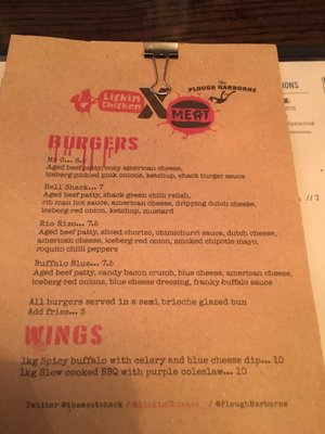 Menu photo 4 The Plough Birmingham, XWM