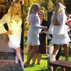 Pins and Needles Alterations & Tailoring - Rehearsal Dinner dress that Christina was able to alter in days so I would have it in time!