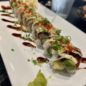 Raw Sushi Bistro - Crunchy Rainbow Sushi Roll - Japanese Near Me - Stockton, California