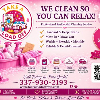 Take A Load Off - Laundry Services Near Me Take A Load Off - Laundry Services Near Me