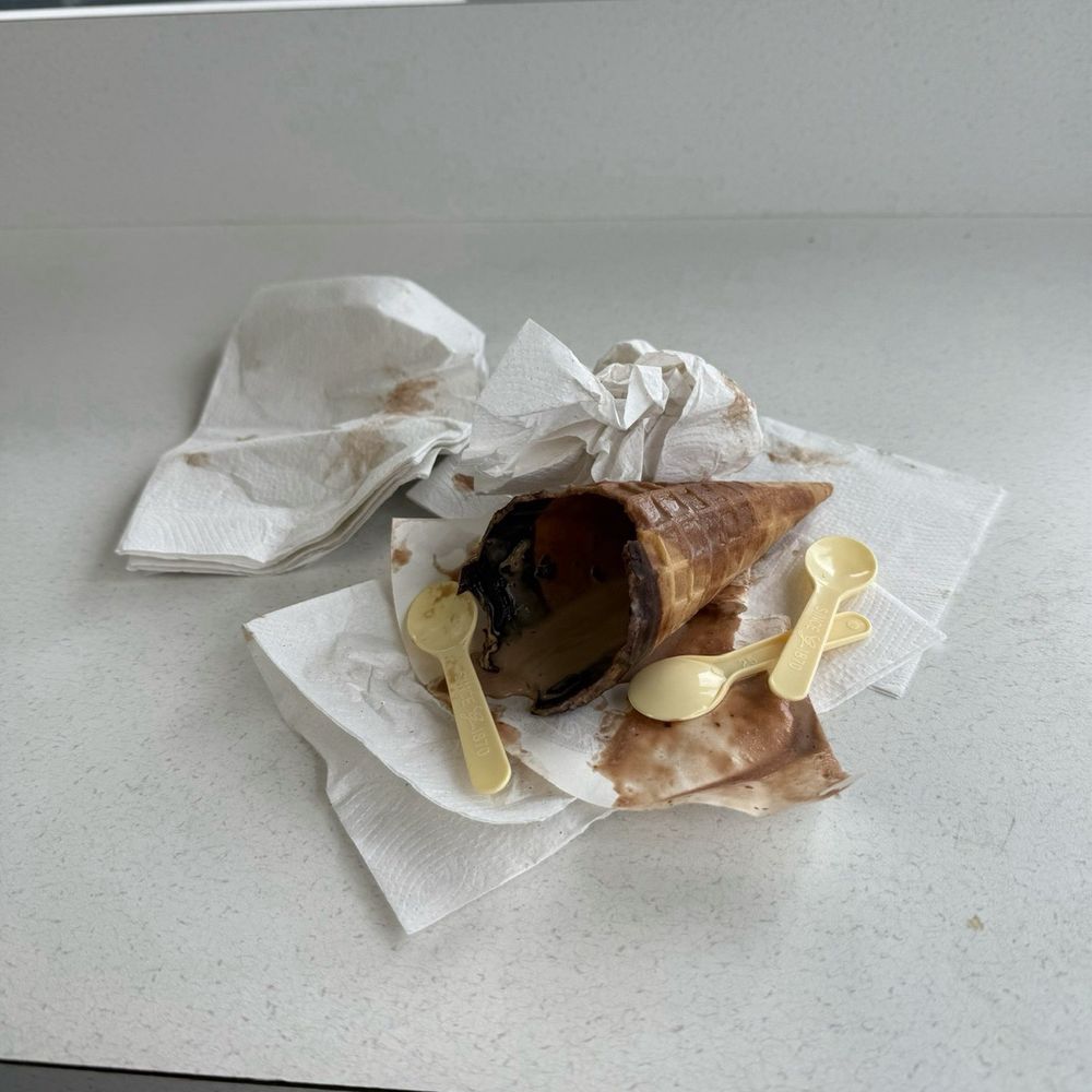 Graeter's Ice Cream - Destroyed this Waffle Cones - Ice Cream & Frozen Yogurt Near Me - New Albany, Indiana
