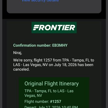 Frontier Airlines - Airlines Near Me - Tampa, Florida