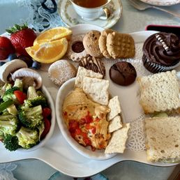 One version of a vegan/ gluten free platter (options vary) One version of a vegan/ gluten free platter (options vary)