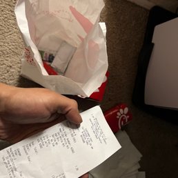 Receipt of order Receipt of order