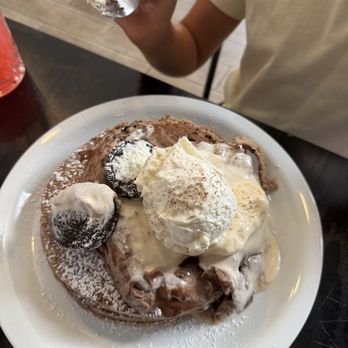 Aragon House Cafe - Oreo pancakes - Breakfast & Brunch Near Me - Bellflower, California Aragon House Cafe - Oreo pancakes - Breakfast & Brunch Near Me - Bellflower, California