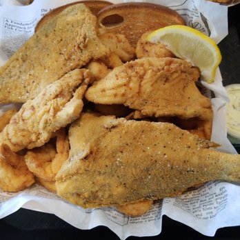 D'Amato's Seafood - Combo # 3 with fried porgies - Seafood Markets Near Me - New Haven, Connecticut