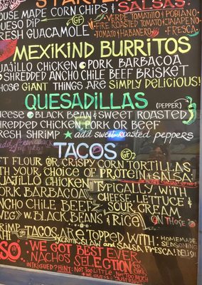 Menu photo 3 Mexikind Taqueria Corolla, NC