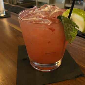 44 Mills Kitchen + Tap - PlumMint cocktail. - New American Near Me - Concord, North Carolina