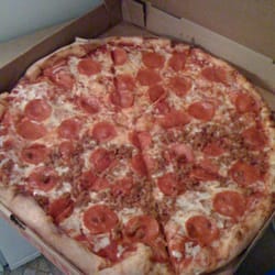 Sicilian Delight - Half pepperoni, half pepperoni and sausage.