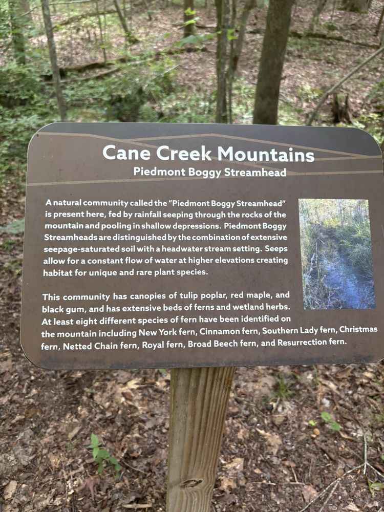 Cane Creek Mountains Natural Area Logo