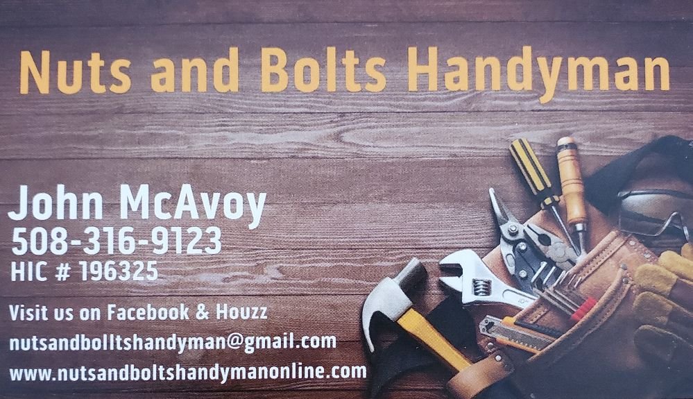 Slide of Nuts and Bolts Handyman
