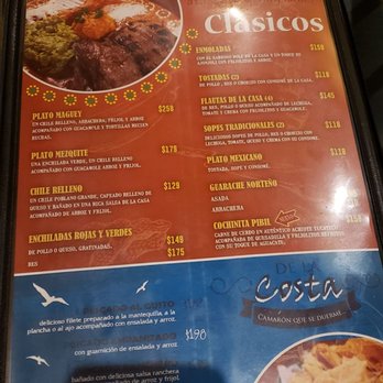 Los Magueyes - Menu - Mexican Near Me - La Paz, BCS