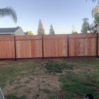 Avilas fence - 5 of 6 sections installed - Fences & Gates Near Me