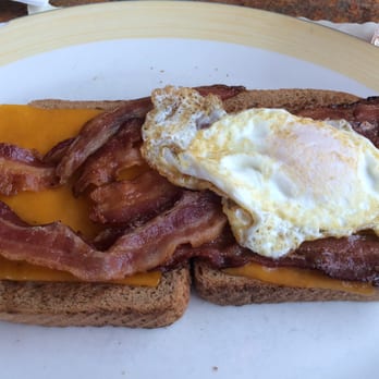 Metro 29 Diner Restaurant - breakfast sandwich with whole wheat bread, bacon, over medium egg, and cheddar cheese - Diners Near Me - Arlington, Virginia Metro 29 Diner Restaurant - breakfast sandwich with whole wheat bread, bacon, over medium egg, and cheddar cheese - Diners Near Me - Arlington, Virginia