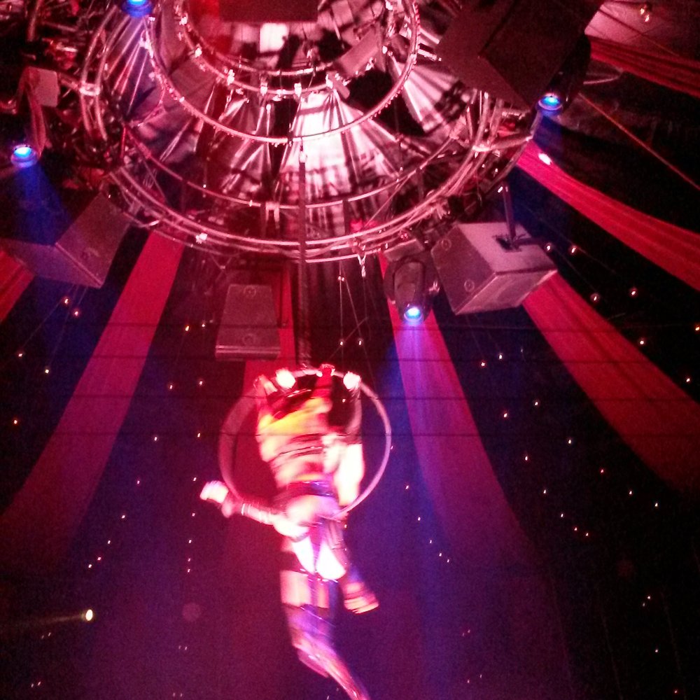 Big Top Circus and Burlesque - a man in the air - Performing Arts Near Me - Las Vegas, Nevada