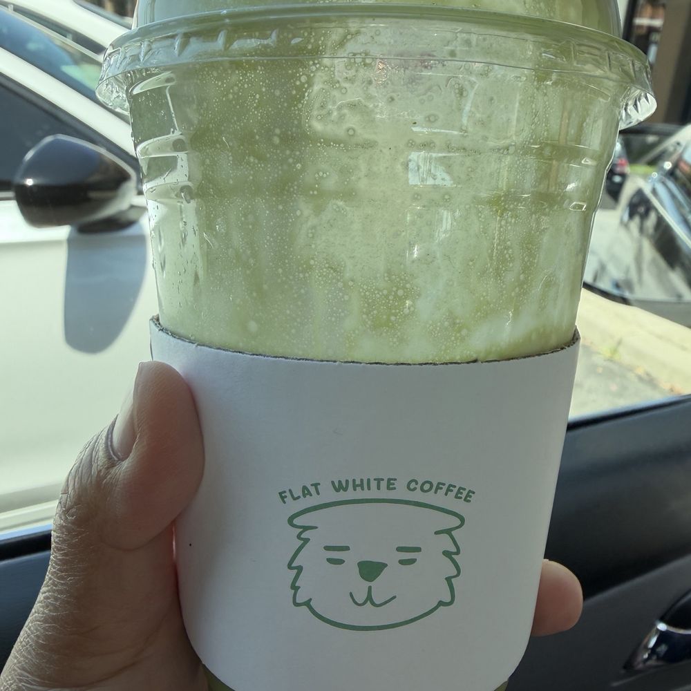 Flat White Coffee - Sea salt matcha - Cafes Near Me - Cypress, California