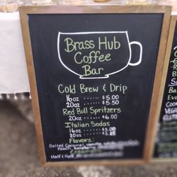 Aberdeen Sunday Market - Brass Hub drink menu