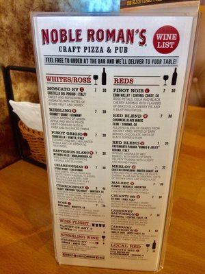 Menu photo 6 Noble Roman's Craft Pizza & Pub Carmel, IN