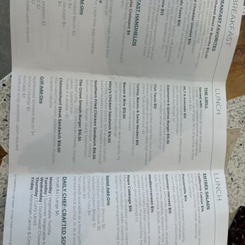 The Grove - Menu - Coffee & Tea Near Me - San Diego, California