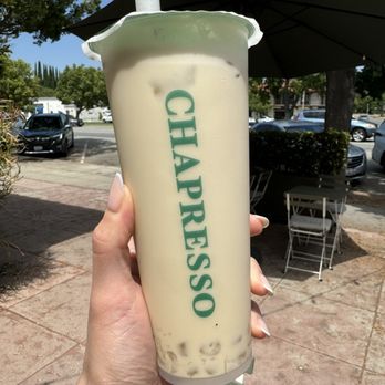 Chapresso - Jasmine Pekoe Milk Tea 75% sweet, less ice, agar boba - perfection - Bubble Tea Near Me - San Marino, California