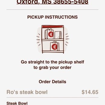 Chipotle Mexican Grill - My order instructions that were not followed - Fast Food Near Me - Oxford, Mississippi