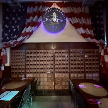 Postmaster Spirits - A wall of the original post boxes - Distilleries Near Me - Newport, Arkansas Postmaster Spirits - A wall of the original post boxes - Distilleries Near Me - Newport, Arkansas
