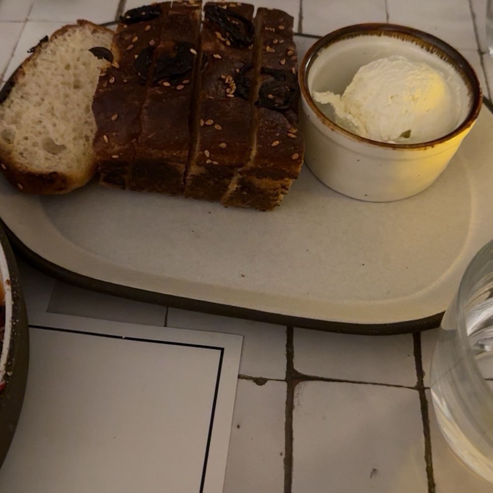 Vestal Restaurant - Focaccia with Whipped Feta - Cocktail Bars Near Me - Lafayette, Louisiana