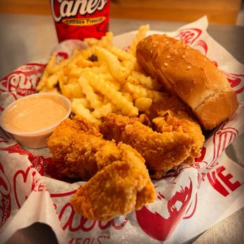 Raising Cane's Chicken Fingers - Let's turn forever, you and me 3-Finger Combo w/ BOB from #RaisingCanes - Fast Food Near Me - Chino, California Raising Cane's Chicken Fingers - Let's turn forever, you and me 3-Finger Combo w/ BOB from #RaisingCanes - Fast Food Near Me - Chino, California