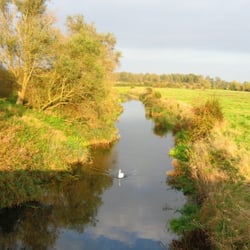 Trevor Arms - View over nearby Glynde Reach, a branch of the Sussex River Ouse