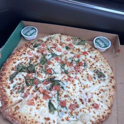 Papa Johns Pizza - Spinach Alfredo Pizza