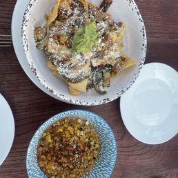 Mexican Street Corn & Nachos