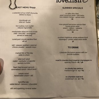 love.fish - Specials - Seafood Near Me - Barangaroo, NSW love.fish - Specials - Seafood Near Me - Barangaroo, NSW