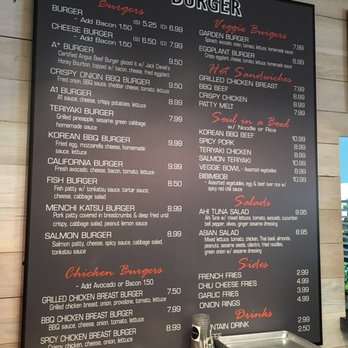 A+ Burger - Menu - Burgers Near Me - Oakland, California A+ Burger - Menu - Burgers Near Me - Oakland, California