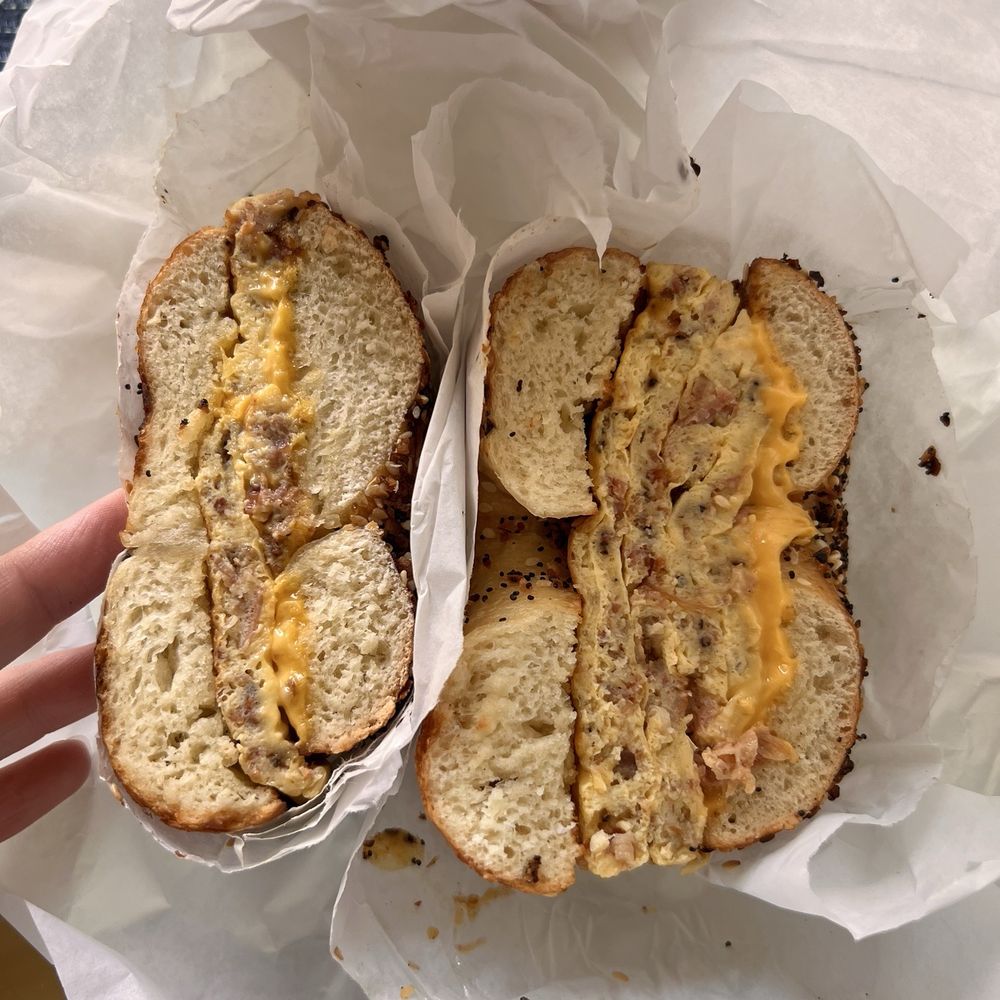 one BEC B.E.C Classic Sandwich on the left and another on the right -- about 1.5inches vs 3inches in comparison. one BEC B.E.C Classic Sandwich on the left and another on the right -- about 1.5inches vs 3inches in comparison.