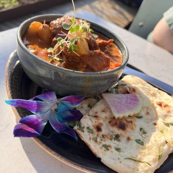 BODHI - Braised Beef with Naan Bread - Thai Near Me - Indianapolis, Indiana