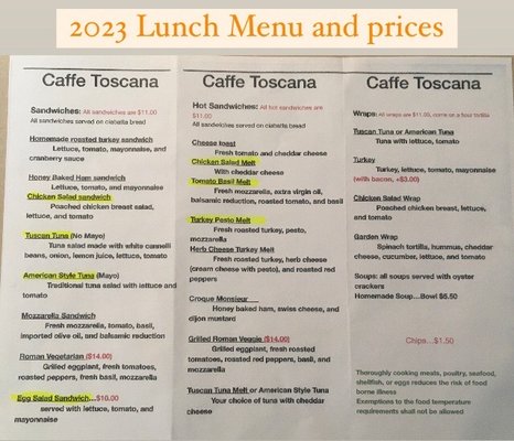 Menu photo 1 Cafe Toscana Old Saybrook, CT