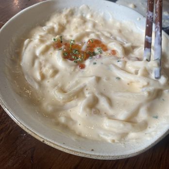 Aikan Sushi - uni cream udon - Sushi Bars Near Me - Long Beach, California