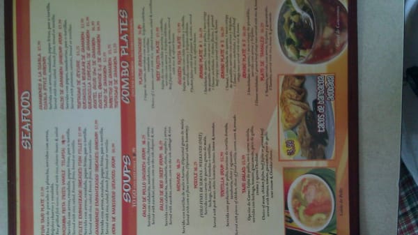 Menu photo 2 Taquerias Arandinas Austin, TX