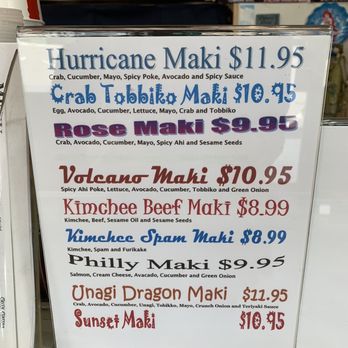 Aloha Sushi - Menu - Sushi Bars Near Me - Honolulu, Hawaii
