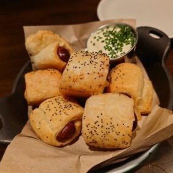 Culinary Dropout - Wagyu Pigs in a Blanket - New American Near Me - Dallas, Texas Culinary Dropout - Wagyu Pigs in a Blanket - New American Near Me - Dallas, Texas