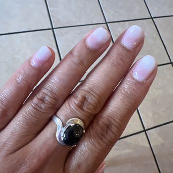 Pro Nails - This one is gel ombre: it should be done with acrylic but I'm happy with it. - Nail Salons Near Me - Fairbanks, Alaska