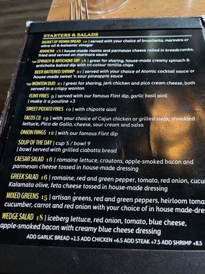 Menu photo 2 Flint House Fort Frances, ON Menu photo 2 Flint House Fort Frances, ON
