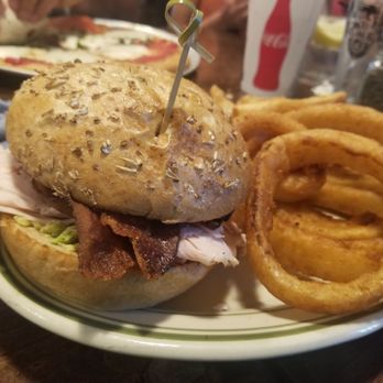 Strap Tank Brewery - Turkey Club Sandwich. Super yummy!! - American Near Me - Springville, Utah Strap Tank Brewery - Turkey Club Sandwich. Super yummy!! - American Near Me - Springville, Utah